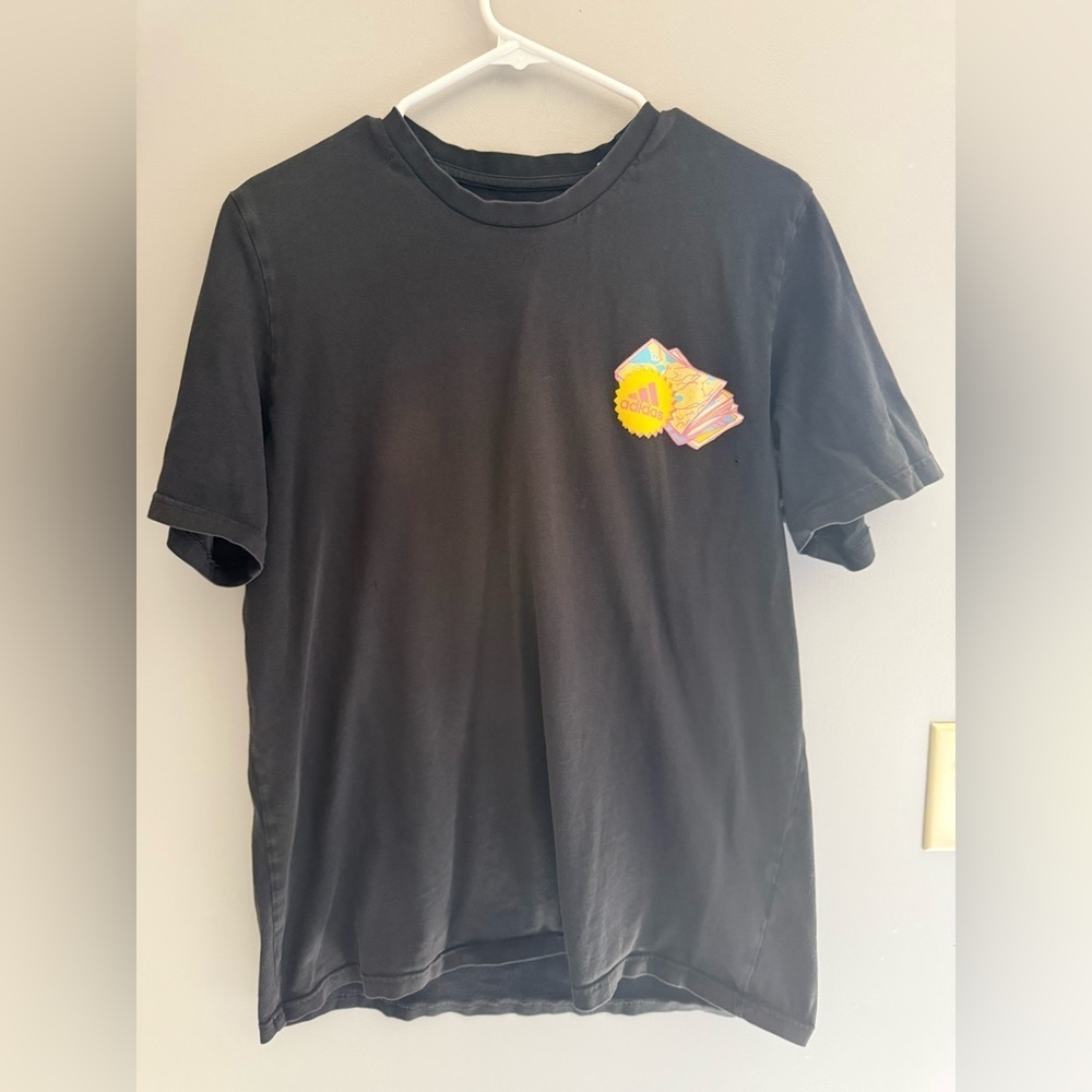 Adidas Mens Pack The Essentials Graphic Print T Shirt SZ LG Short Sleeve Black